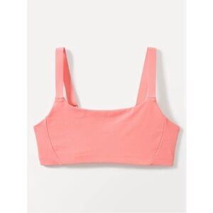 ATHLETA Reform Adjustable Sports Bra Small (A-C) Mimosa Pink | NWT